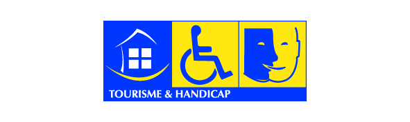 logo tourisme et handicap mental et moteur