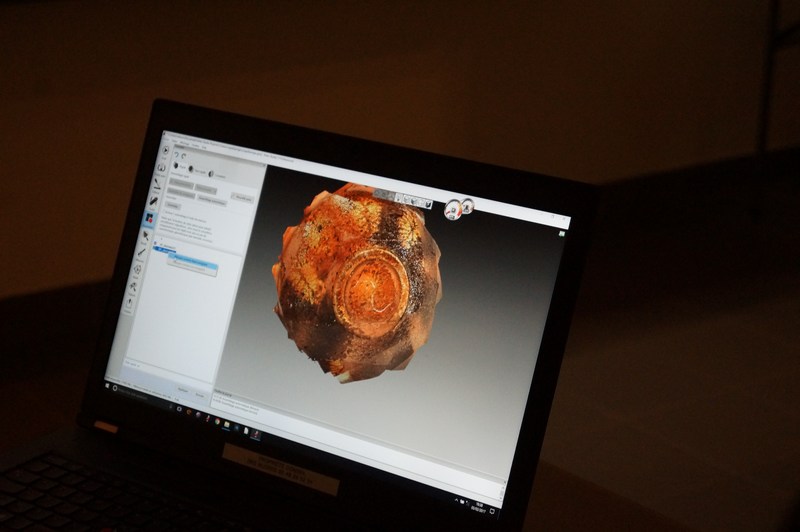numérisation 3D d'une coupe numérisation 3D d'une coupe à l'éponge